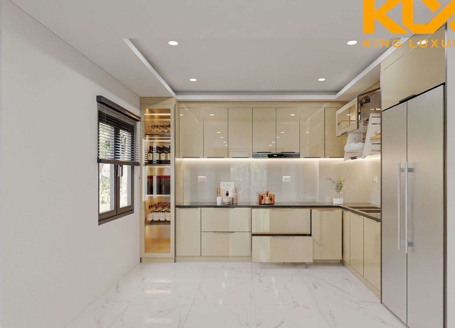 Thiết Kế Tủ Bếp 3D - A5
